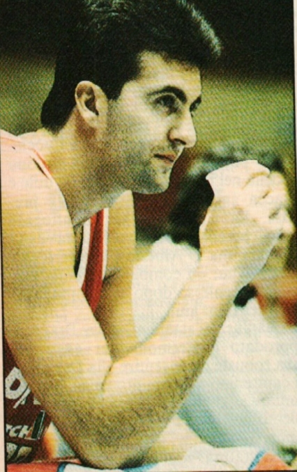 Marco Baldi nella stagione di ritorno a Milano (88/89) dopo gli anni a St. John's