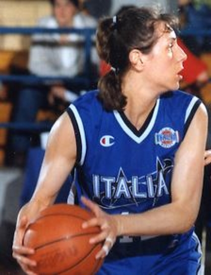 Marta Rezoagli in azione con la Nazionale Maggiore (foto archivio fip.it)