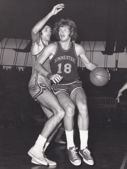 Una delle pi&ugrave; grandi sfide di sempre: Kenney-Meneghin. Immagine gentilmente inviata da Art Kenney