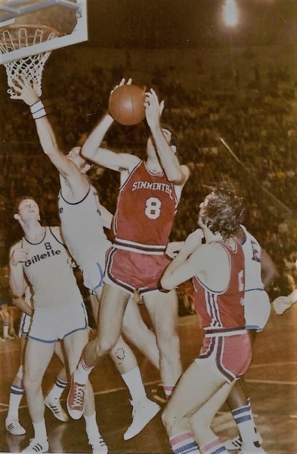 Massimo Masini in azione nella finale contro la Gillette