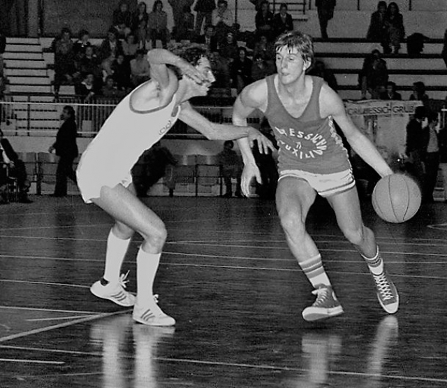 Benatti in serie B nell’Auxilium Torino nella stagione 1972/73