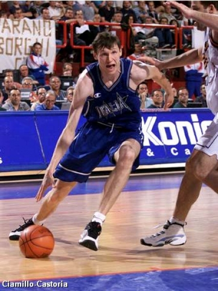 Gregor Fucka in azzurro, MVP degli Europei di Francia 1999
